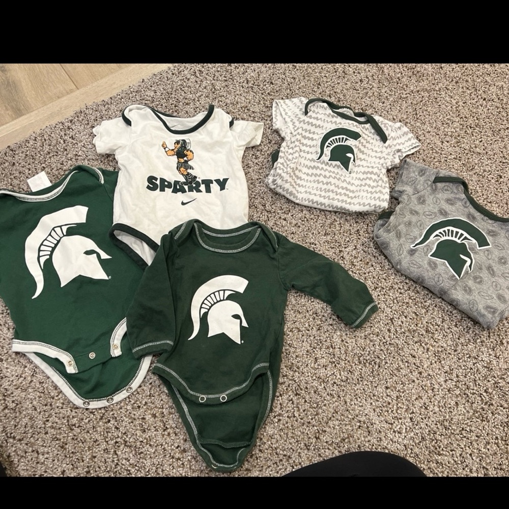 Michigan state university Onesies 3-6/6-9 months